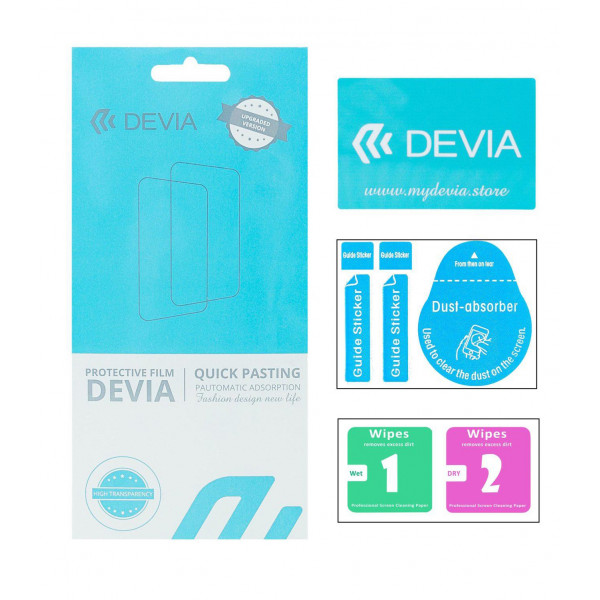 Фото - Защитная пленка для смартфона DEVIA под чехол for Vivo V21 (DV-VV-V21W)