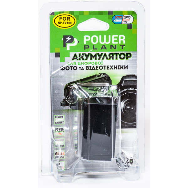 Фото - Аккумулятор для фотокамеры PowerPlant Sony NP-FV100 3900mAh (DV00DV1271)