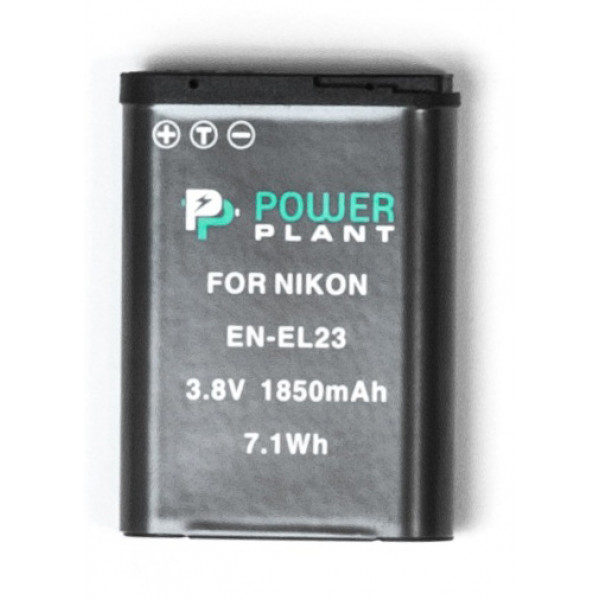 Фото - Аккумулятор для фотокамеры PowerPlant Nikon EN-EL23 1850mAh (DV00DV1396)