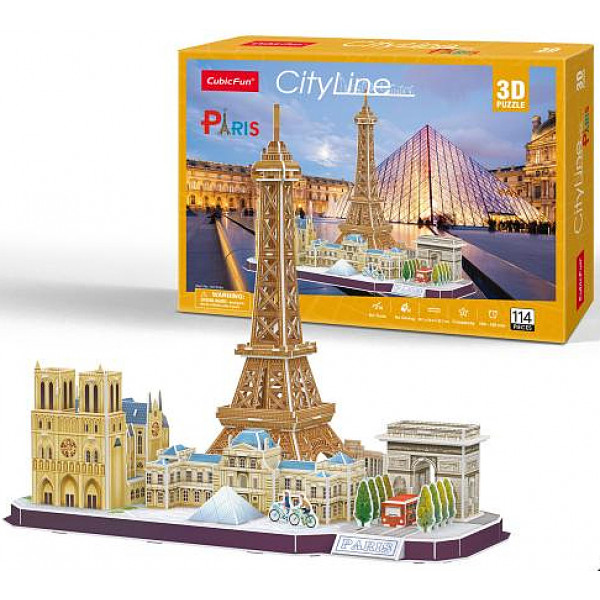 Фото - 3D пазлы Cubic Fun ''City Line Paris'' (MC254h)