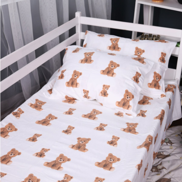 Фото - Простынь двуспальная MirSon Фланель 017 Teddy 180x200 см (2200009655890) Фото - Простынь двуспальная MirSon Фланель 017 Teddy 180x200 см (2200009655890)