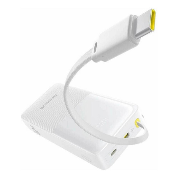 Фото - Батарея мобильная Baseus EnerFill FC51 20000 Bipow2 Pro 22,5 White+ Кабель USB-C (E0027700)