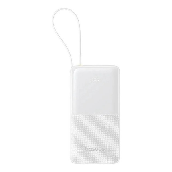 Фото - Батарея мобильная Baseus EnerFill FC51 20000 Bipow2 Pro 22,5 White+ Кабель USB-C (E0027700)