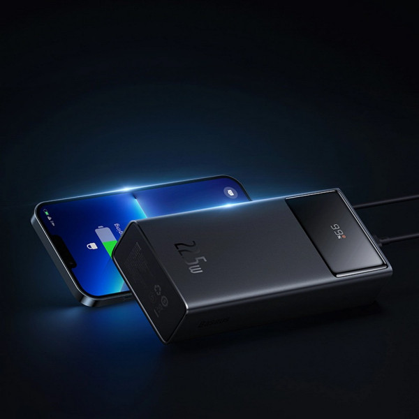 Фото - Батарея мобильная Baseus EnerFill FP41 30000MAh 22,5W QC PD Black (E0027K00)