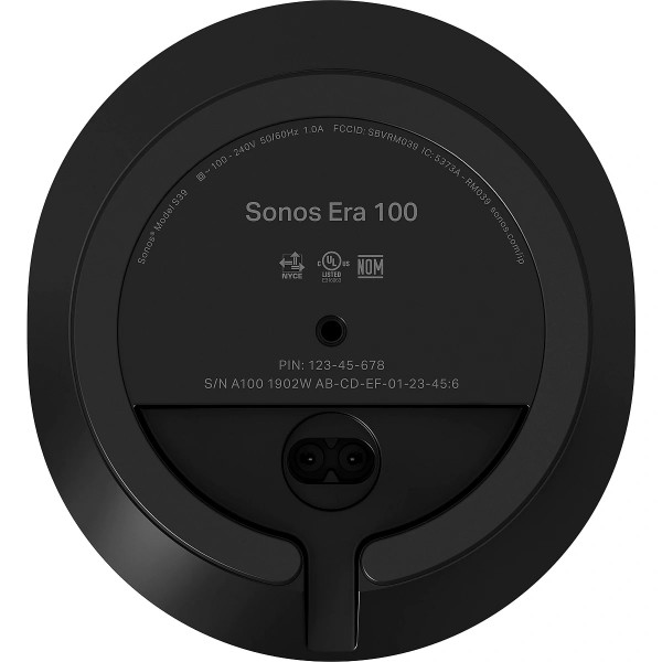 Фото - Портативная акустика Sonos Era 100 Black (E10G1EU1BLK)
