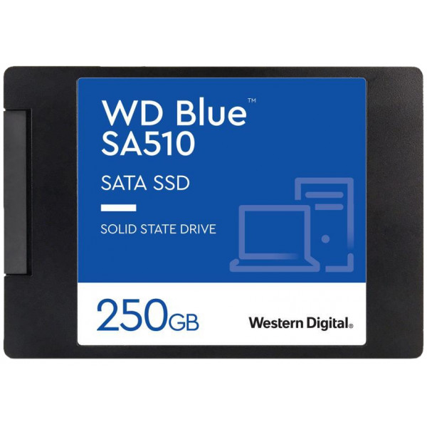 Фото - SSD-накопитель внутренний Western Digital SATA 2.5" 250GB Blue SA510 (WDS250G3B0A)