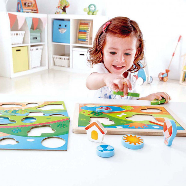 Фото - Сортер Hape Долина 3 в 1 (E1601)