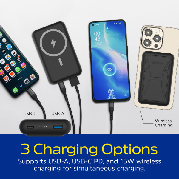 Фото - Батарея мобильная Energizer 10000mAh 22.5W (QM10002PQ) Black