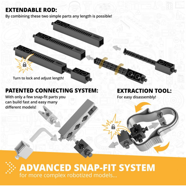 Фото - Пластиковый конструктор Engino Stem& Robotics Mini Set v2 (E20)