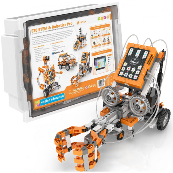 Фото - Электронный конструктор Engino Stem&Robotics Pro Set v2 с аккумулятором (E30-1B)