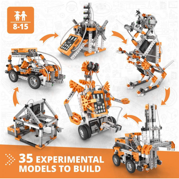 Фото - Электронный конструктор Engino Stem&Robotics Pro Set v2 с аккумулятором (E30-1B)