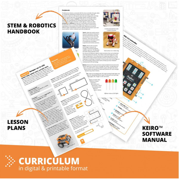 Фото - Электронный конструктор Engino Stem&Robotics Pro Set v2 с аккумулятором (E30-1B)
