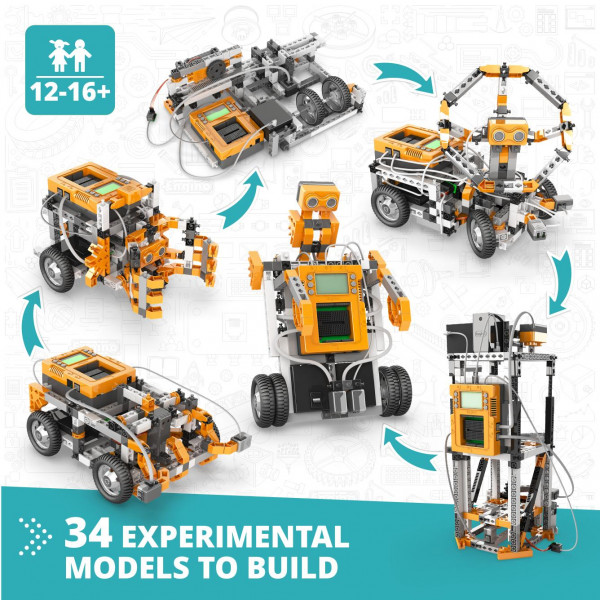 Фото - Электронный конструктор Engino Stem& Robotics Produino Set v2 (E40)