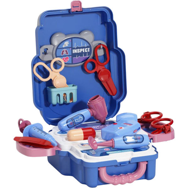 Фото - Сюжетно-ролевая игра. Набор-профессий Bowa Набор врача в чемодане 17 дет. (688-101A)