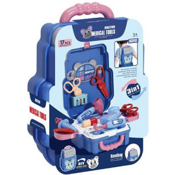 Фото - Сюжетно-ролевая игра. Набор-профессий Bowa Набор врача в чемодане 17 дет. (688-101A)