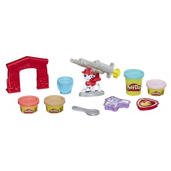 Фото - Наборы для лепки Hasbro Play-Doh Щенячий патруль Маршалл: пожарные (E6887)