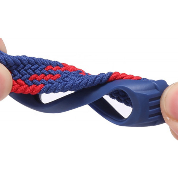 Фото - Ремешок для фитнес-браслета BeCover Elastic Nylon Style for Xiaomi Mi Smart Band 5 / Mi Smart Band 6 (Size L) Beige (710496)