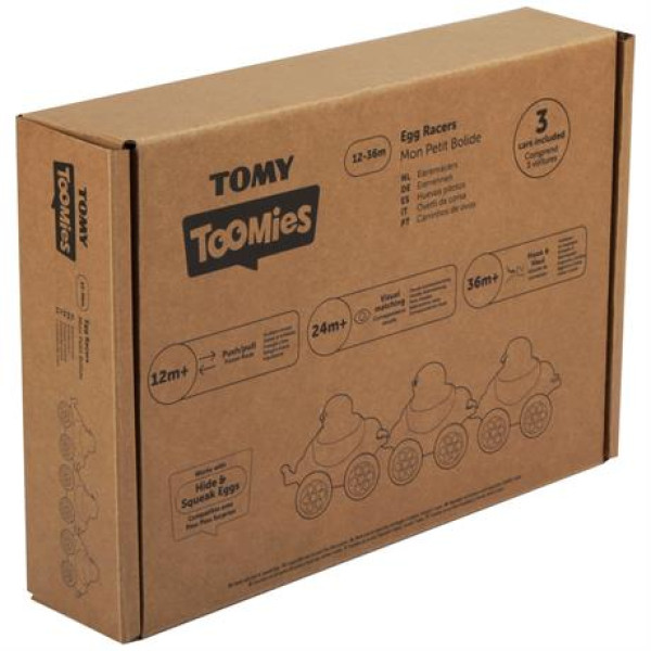 Фото - Базовый игровой транспорт для малыша Toomies Птичка-гонщик в ассортименте (E73088)
