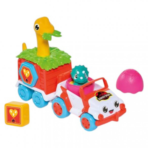 Фото - Базовый игровой транспорт для малыша Toomies Jurassic World динотрейлер (E73253) Фото - Базовый игровой транспорт для малыша Toomies Jurassic World динотрейлер (E73253)