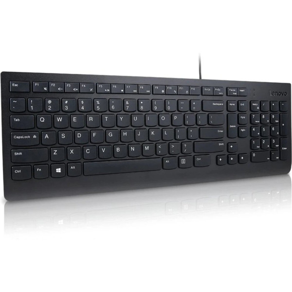 Фото - Клавиатура проводная Lenovo Essential Wired Keyboard UKR (4Y41R64634)