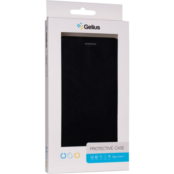 Фото - Чехол для смартфона Gelius Universal book cover (18:9) 6.0-6.5" tape mount Matte black (99263)