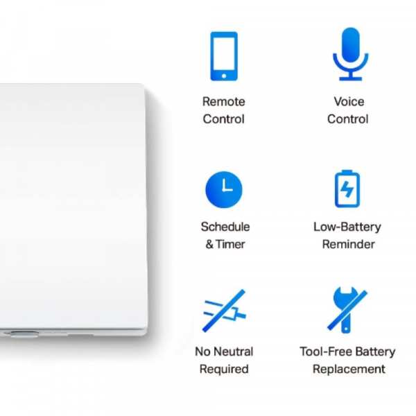 Фото - Кнопка LightSwitch для одноклавишного выключателя TP-Link Tapo S210