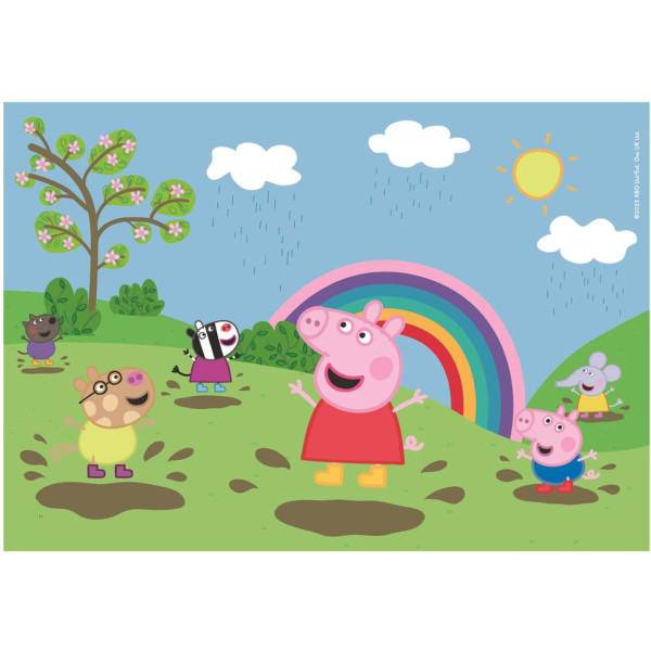 Фото - Пазлы (3-4 года) Clementoni 2в1 Peppa Pig 2 по 60 эл. (21622)