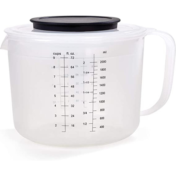 Фото - Емкость мерная Barazzoni с крышкой 2000 мл (8640032000) Фото - Емкость мерная Barazzoni с крышкой 2000 мл (8640032000)