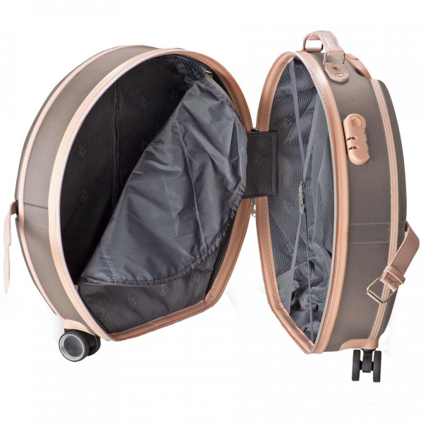 Фото - Чемодан Semi Line S Brown/Pink Cream (T5673-2)