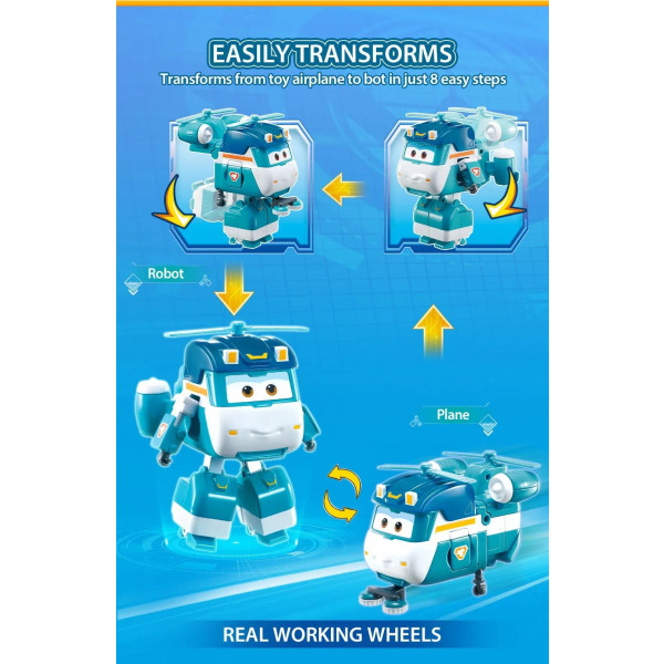 Фото - Коллекционная фигурка Super Wings Transforming Shine (EU770239)