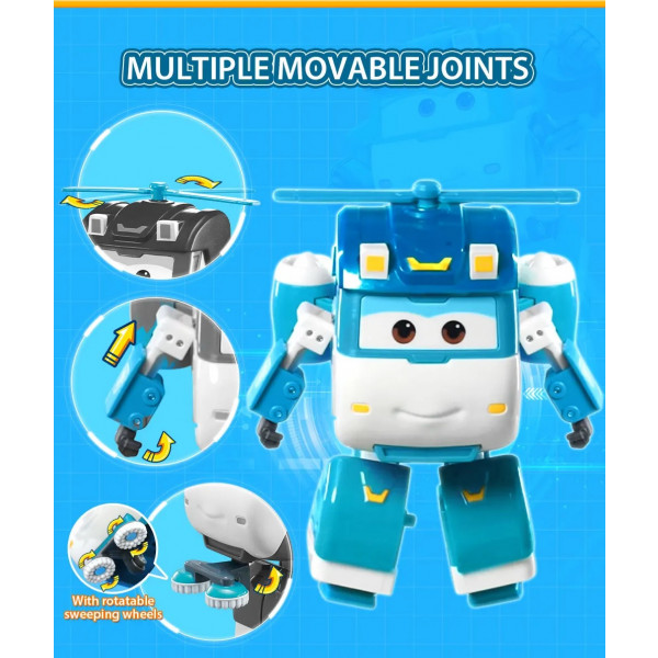 Фото - Коллекционная фигурка Super Wings Transforming Shine (EU770239)