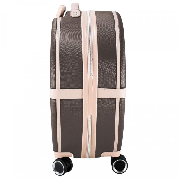Фото - Чемодан Semi Line S Brown/Pink Cream (T5673-2)