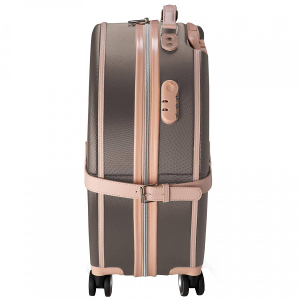 Фото - Чемодан Semi Line S Brown/Pink Cream (T5673-2)