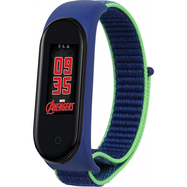Фото - Ремешок для фитнес-браслета BeCover Nylon Style for Xiaomi Mi Smart Band 5 Blue/Green (705418)