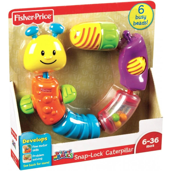 Fisher price sales snap lock caterpillar