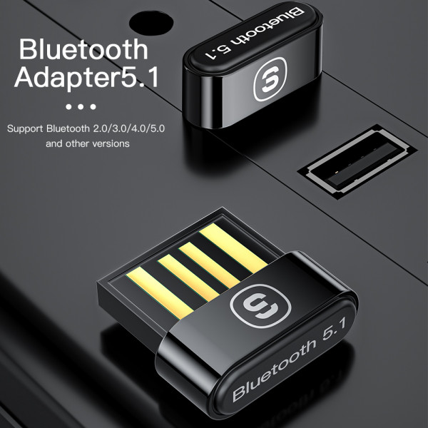 Фото - Адаптер сети Bluetooth USB Essager USB Bluetooth 5.1 (EBTMQ-XK01)