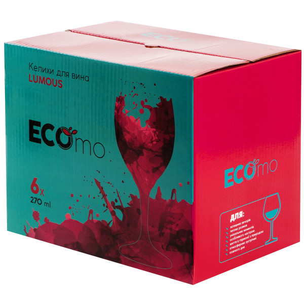 Фото - Набор бокалов Ecomo LUMOUS 6x270 мл (GB08R3108)
