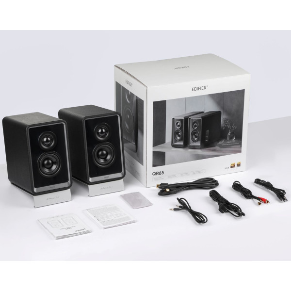 Фото - Компьютерная акустика компактная 2.0 Edifier 2.0 70W Bluetooth Hi-Res QR65 Black