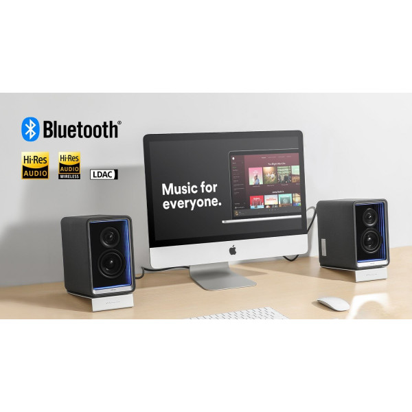 Фото - Компьютерная акустика компактная 2.0 Edifier 2.0 70W Bluetooth Hi-Res QR65 Black