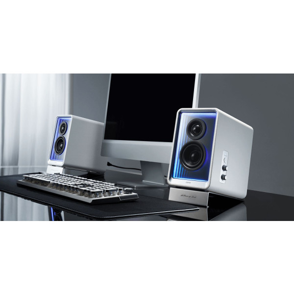 Фото - Компьютерная акустика компактная 2.0 Edifier 2.0 70W Bluetooth Hi-Res QR65 White