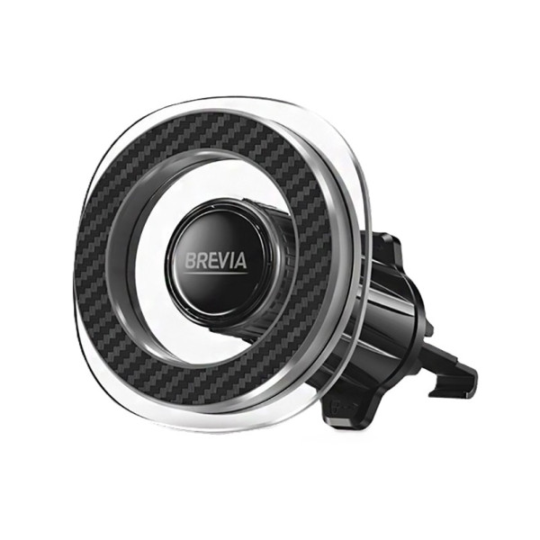 Фото - Автодержатель Brevia AirVent Ultra Сrystal MagRING для дефлектора, магнитный Magsafe (48020)
