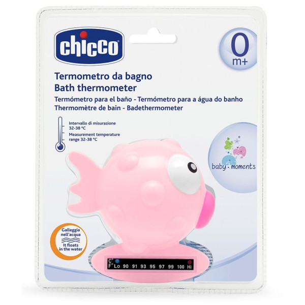 Фото - Термометр для ванны Chicco Рыбка розовая (06564.10)