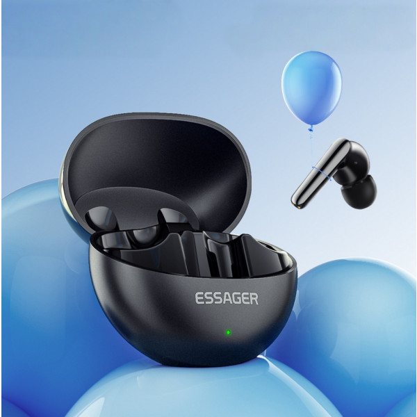 Фото - Наушники вкладыши беспроводные TWS Essager Yuexin ANC Double TWS Bluetooth Earphones Black (EEJTWS-YX01-Z)