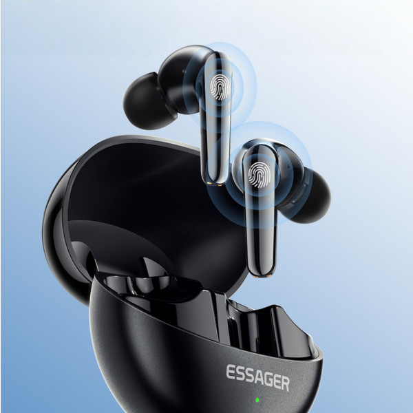 Фото - Наушники вкладыши беспроводные TWS Essager Yuexin ANC Double TWS Bluetooth Earphones Black (EEJTWS-YX01-Z)
