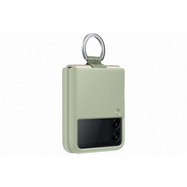 Фото - Чехол для смартфона Samsung Silicone Cover with Ring Samsung Galaxy Z Flip 3 Olive Green (EF-PF711TMEGRU)
