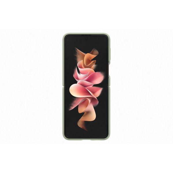 Фото - Чехол для смартфона Samsung Silicone Cover with Ring Samsung Galaxy Z Flip 3 Olive Green (EF-PF711TMEGRU)