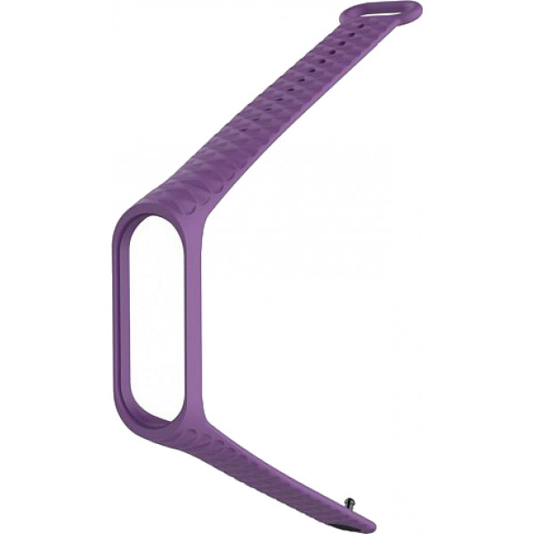 Фото - Ремешок для фитнес-браслета Xiaomi Ribbed Strap for Mi Band 3 Lilac (XMB3-RIB-LIL)