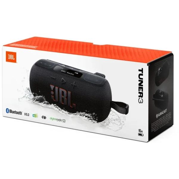 Фото - Портативная акустика JBL Tuner 3 Black (JBLTUNER3BLK)