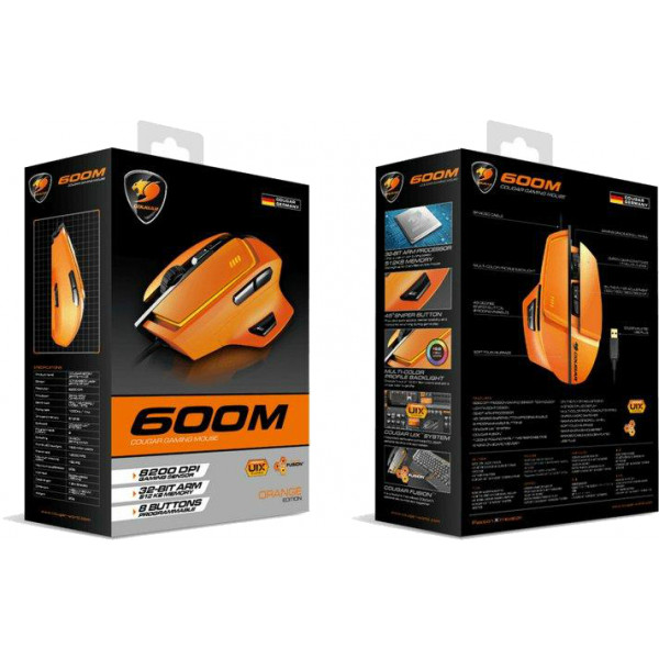 Фото - Мышь проводная игровая Cougar 600M Orange