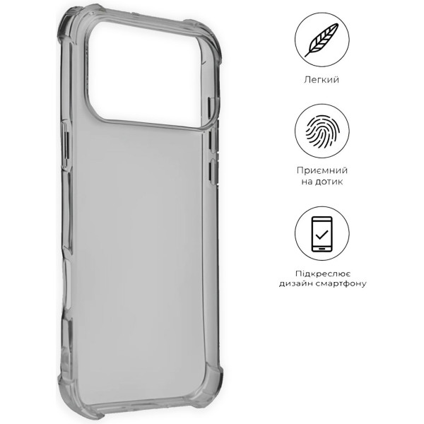 Фото - Чехол для смартфона BeCover for Apple iPhone 17 Pro Max Grey (713800)